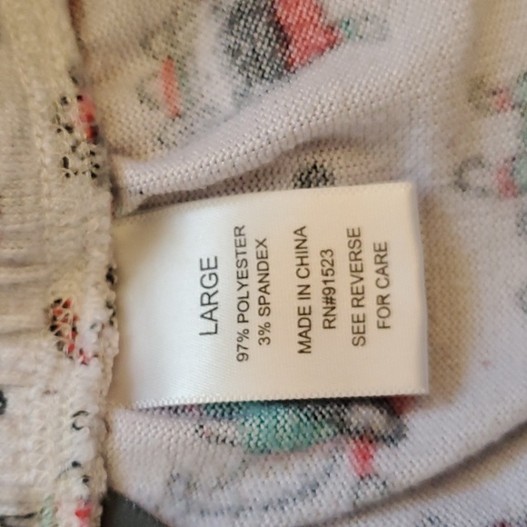 Jaclyn Intimates Women's Holiday Pajama Joggers Bulldogs & Candy Canes - Picture 6 of 9